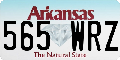 AR license plate 565WRZ