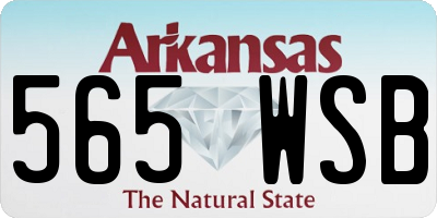AR license plate 565WSB