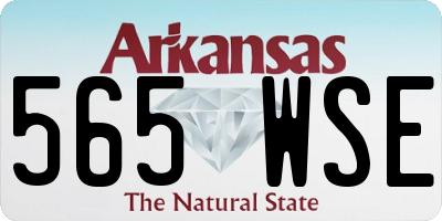 AR license plate 565WSE