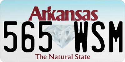 AR license plate 565WSM
