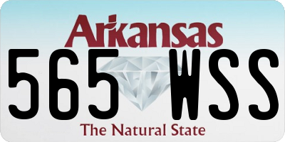 AR license plate 565WSS