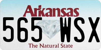AR license plate 565WSX