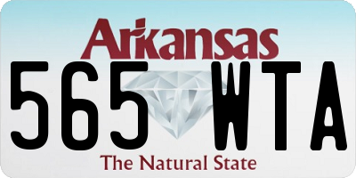 AR license plate 565WTA
