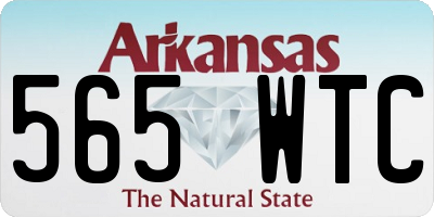 AR license plate 565WTC