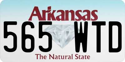 AR license plate 565WTD