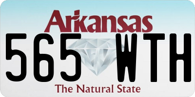 AR license plate 565WTH