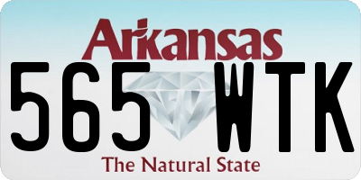 AR license plate 565WTK