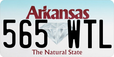 AR license plate 565WTL