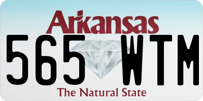 AR license plate 565WTM