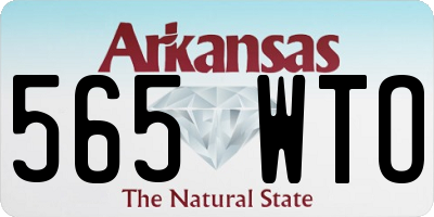 AR license plate 565WTO