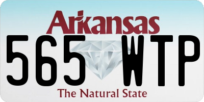 AR license plate 565WTP