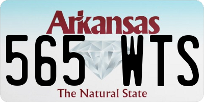 AR license plate 565WTS