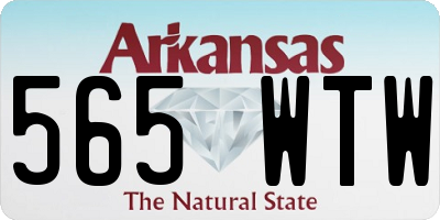 AR license plate 565WTW