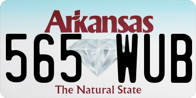AR license plate 565WUB
