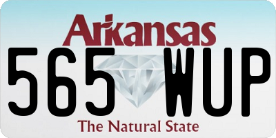 AR license plate 565WUP