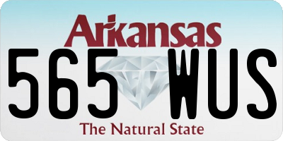 AR license plate 565WUS