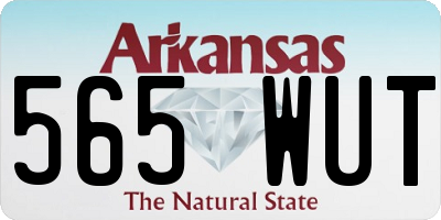 AR license plate 565WUT