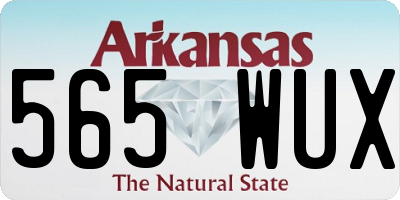 AR license plate 565WUX