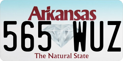 AR license plate 565WUZ