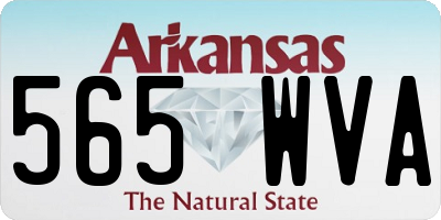 AR license plate 565WVA