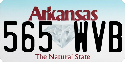 AR license plate 565WVB