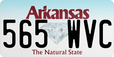 AR license plate 565WVC