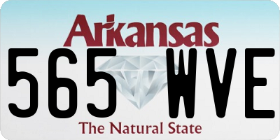 AR license plate 565WVE