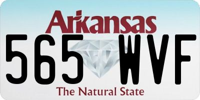 AR license plate 565WVF