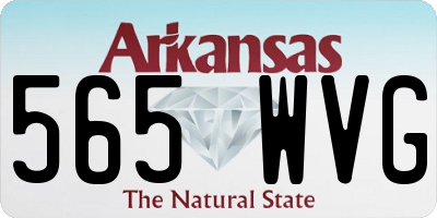 AR license plate 565WVG