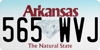 AR license plate 565WVJ