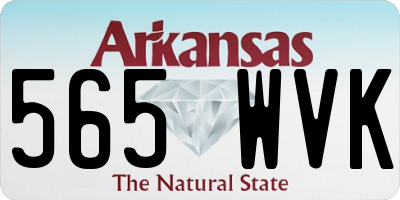 AR license plate 565WVK