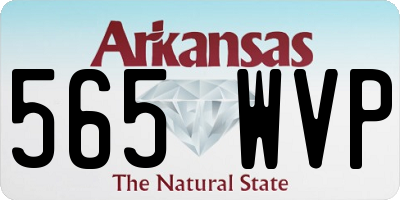 AR license plate 565WVP