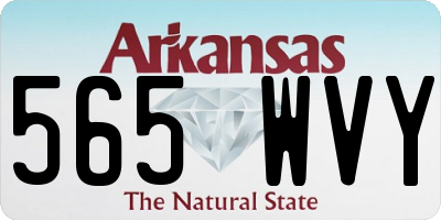 AR license plate 565WVY