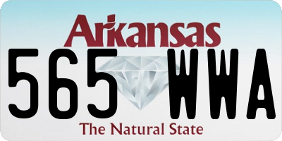 AR license plate 565WWA