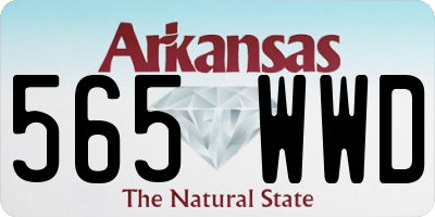 AR license plate 565WWD