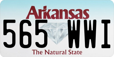 AR license plate 565WWI