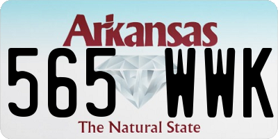 AR license plate 565WWK