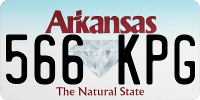 AR license plate 566KPG