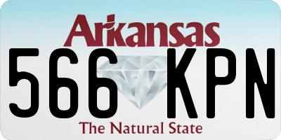 AR license plate 566KPN