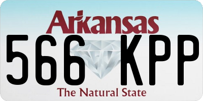 AR license plate 566KPP