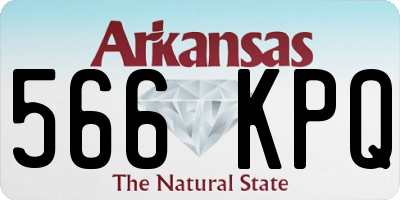 AR license plate 566KPQ