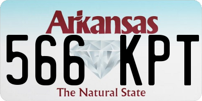 AR license plate 566KPT