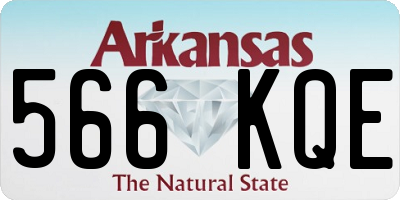 AR license plate 566KQE