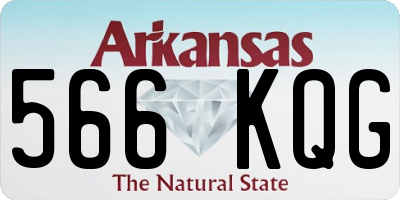 AR license plate 566KQG