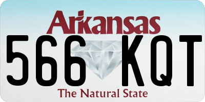 AR license plate 566KQT
