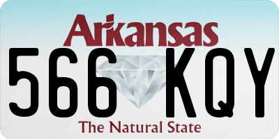 AR license plate 566KQY
