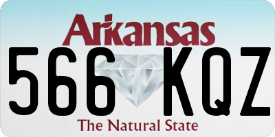 AR license plate 566KQZ