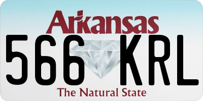 AR license plate 566KRL