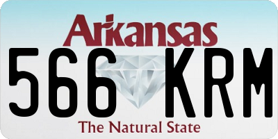 AR license plate 566KRM
