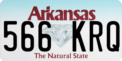 AR license plate 566KRQ
